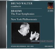 Brahms : Symphonies Nos. 1-4 (walter, New York Philharmonic) (1951-53) cover image
