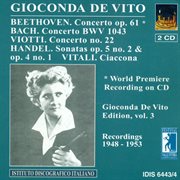 Beethoven, L. Van : Violin Concerto, Op. 61 / Viotti, G.b.. Violin Concerto No. 22 (gioconda De Vi cover image