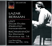 Berman, Lazar : Lazar Berman Plays Liszt And Rachmaninov (29 April 1976) cover image