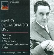 Opera Arias (tenor) : Del Monaco, Mario. Bellini, V. / Verdi, G. (1951-1957) cover image