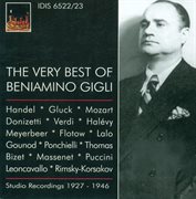 Opera Arias (tenor) : Gigli, Beniamino (the Very Best Of Beniamino Gigli) (1927-1946) cover image
