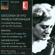 Brahms, J. : Violin Concerto, Op. 77 / Mendelssohn, Felix. Violin Concerto, Op. 64 (de Vito) (1952) cover image