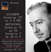 Schubert : Violin Sonata (sonatina) In A Minor, Op. 137, No. 2. Beethoven. Violin Sonatas Nos. 7 cover image