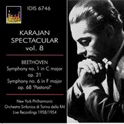 Karajan Spectacular Vol 8  new York Philharmonic Orchestra  orchestra Sinfonica Rai Torino liv cover image