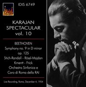 Karajan Spetacular Vol 10  live Recording Rome 4 Th December 1954 cover image