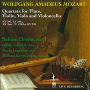 Mozart : Quartets For Flute, Violin And Viola (live) cover image