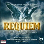 Haydn, M. : Requiem In C Minor / Missa Sancti Joannis Nepomuceni / Te Deum In D Major cover image
