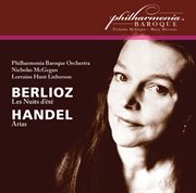 Berlioz : Les Nuits D'été, Op. 7. Handel. Arias (live) cover image