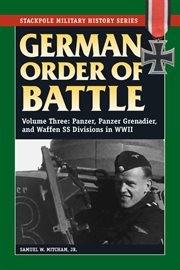 German order of battle cover image