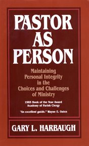 Pastor as person cover image