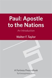 Paul: apostle to the nations. An Introduction cover image