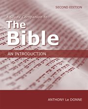 A study companion to The Bible: an introduction cover image