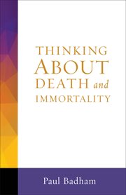Thinking about death and immortality cover image