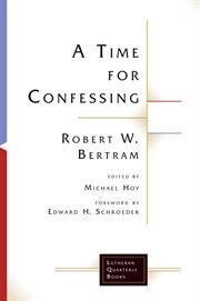 A time for confessing cover image