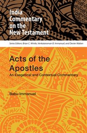 Acts of the apostles. An Exegetical and Contextual Commentary cover image