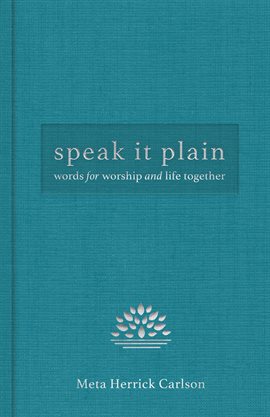 Cover image for Speak It Plain