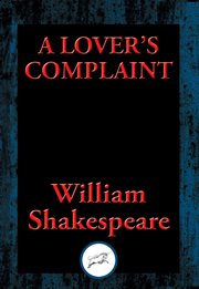 A lover's complaint cover image