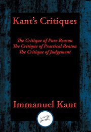 Kant's critiques cover image