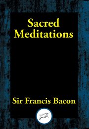 Sacred meditations cover image