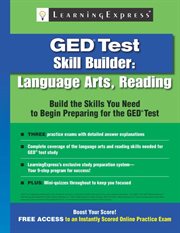 GED test skill builder : language arts, reading cover image