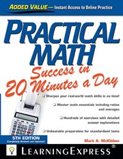 Practical math success in 20 minutes a day cover image