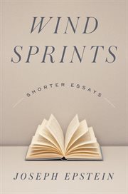 Wind sprints. Shorter Essays cover image
