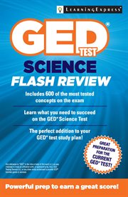 GED test : science flash review cover image