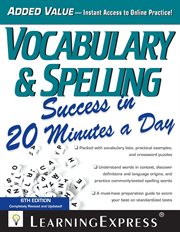 Vocabulary & spelling success in 20 minutes a day cover image