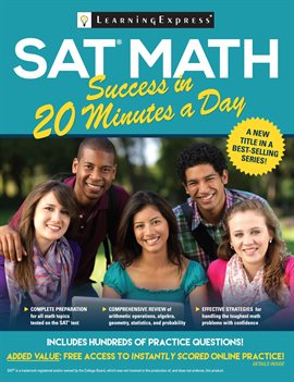 Cover image for SAT Math Success in 20 Minutes a Day