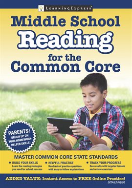 Cover image for Middle School Reading for the Common Core