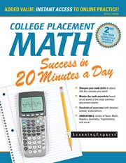 College placement math success in 20 minutes a day cover image