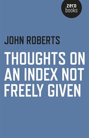 Thoughts on an index not freely given cover image