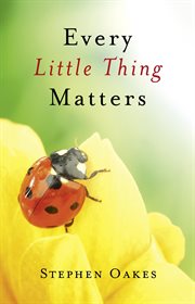 Every little thing matters cover image