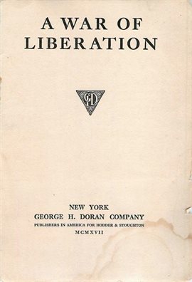 Cover image for A War of Liberation