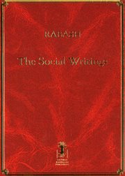 Rabash-the social writings cover image