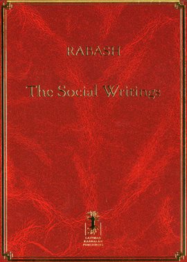Cover image for Rabash--The Social Writings