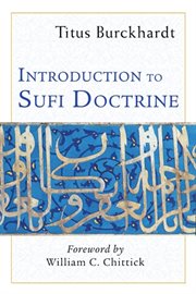 Introduction to Sufi doctrine cover image