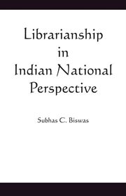 Librarianship in Indian national perspective cover image