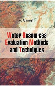 Water resources evaluation: methods and techniques cover image