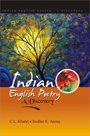 Indian english poetry. A Discovery cover image
