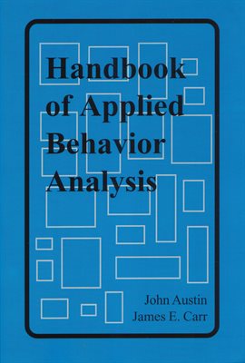 Umschlagbild für Handbook of Applied Behavior Analysis