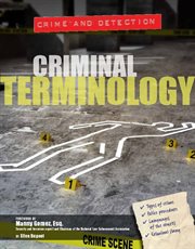 Criminal terminology cover image