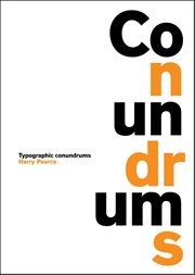 Conundrums : Typographic Conundrums cover image