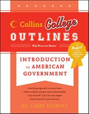 Introduction to American Government : Collins College Outlines cover image