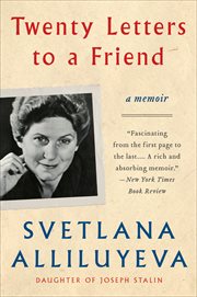Twenty Letters to a Friend : A Memoir cover image