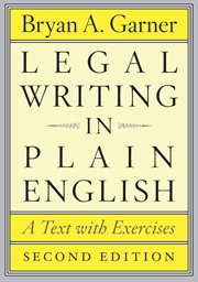 Legal writing in plain English : a text with exercises cover image