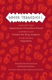 Greek tragedies. Volume 1 cover image