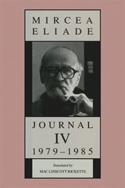 Journal IV : 1979–1985 cover image