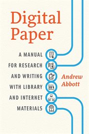Digital paper : a manual for research and writing with library and internet materials cover image