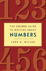 The Chicago guide to writing about numbers cover image
